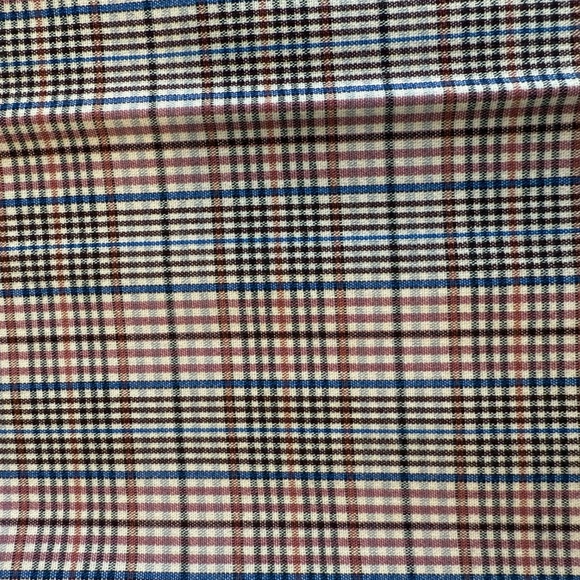 Anthropologie Maeve The Avery Pleated Wide-Leg Trousers Plaid Edition - Picture 4 of 5